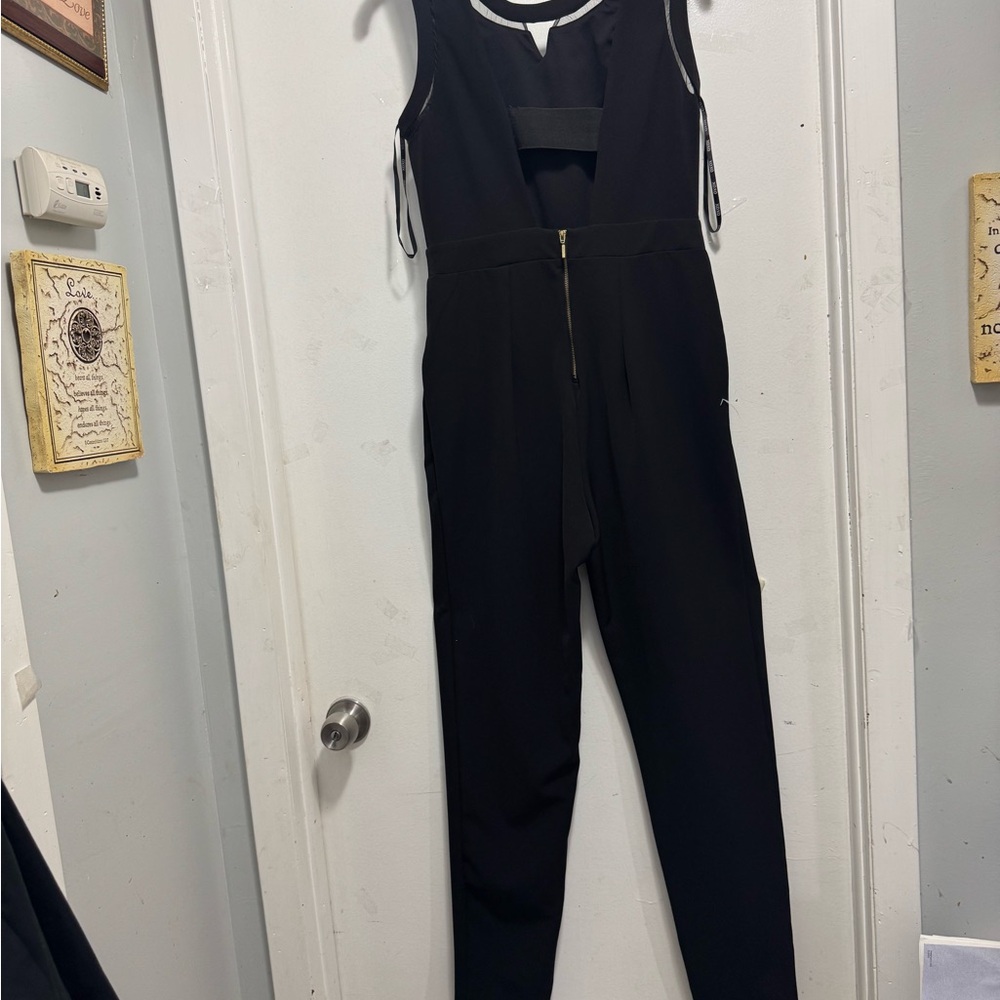 XOXO Black Sleeveless Jumpsuit